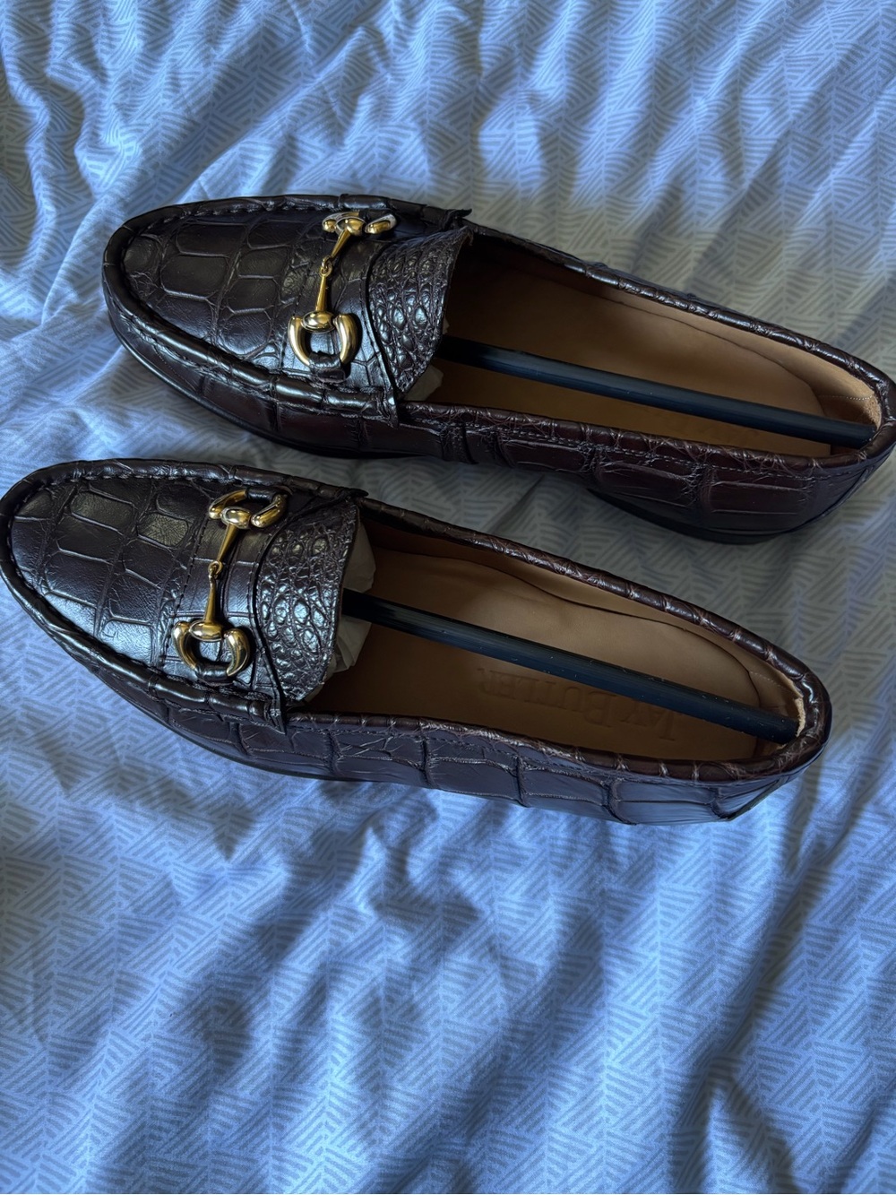 Brown Alligator Millbank Bit Loafer